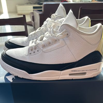 Fragment × Nike Air Jordan 3 "White/Black"