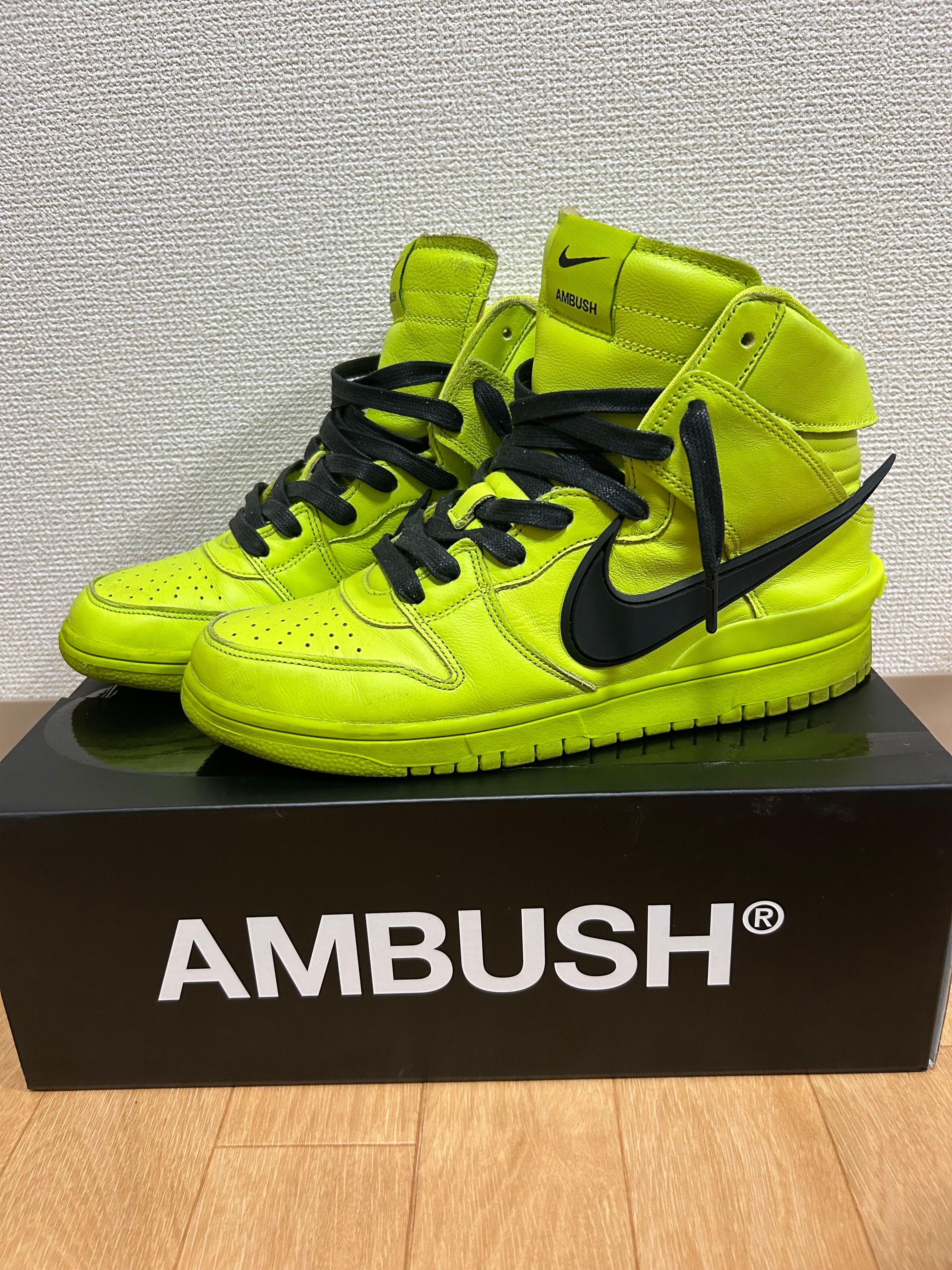 AMBUSH × NIKE DUNK HIGH "FLASH LIME"