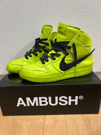 AMBUSH × NIKE DUNK HIGH "FLASH LIME"