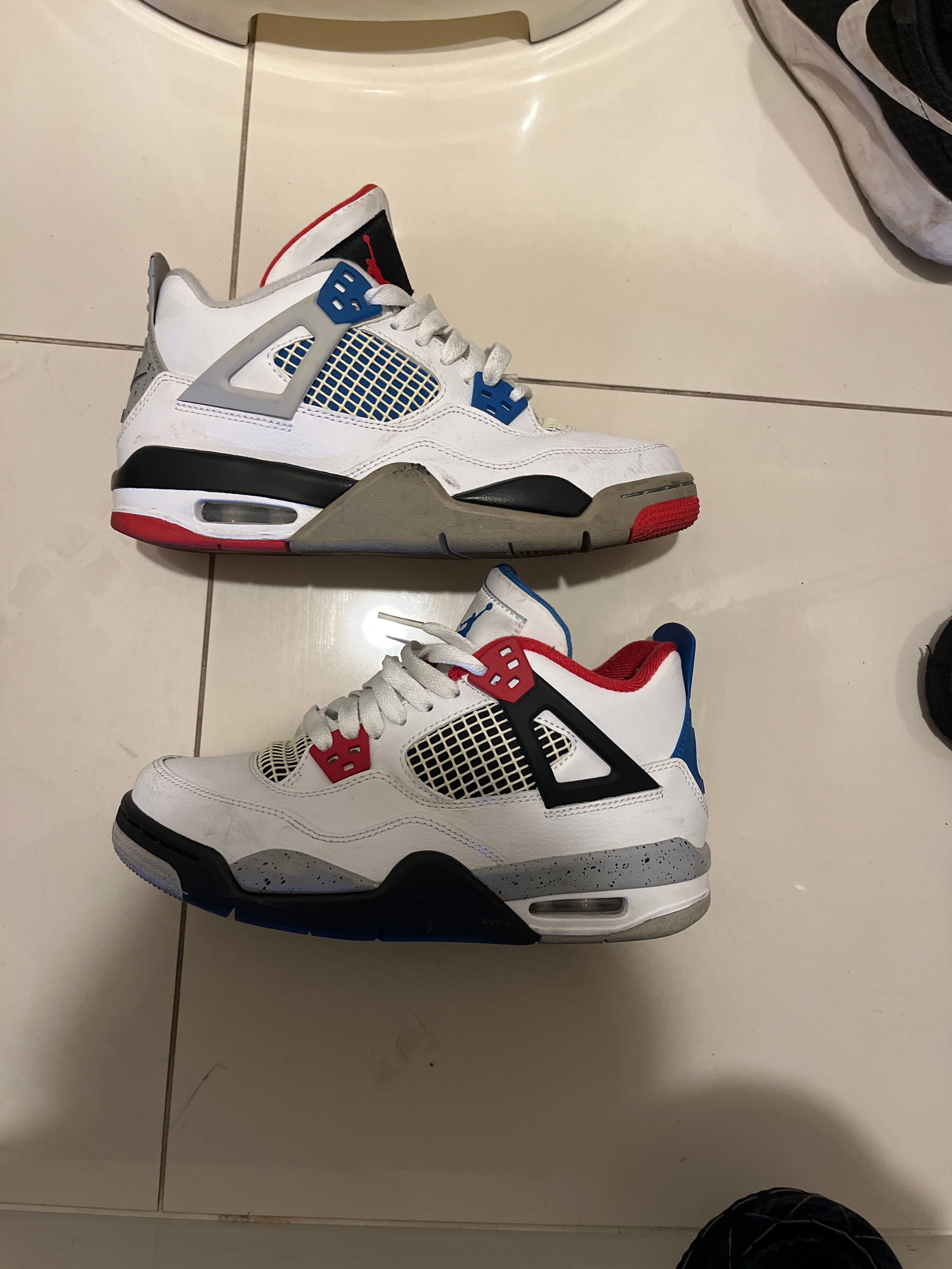 NIKE AIR JORDAN 4 GS WHAT THE 4 