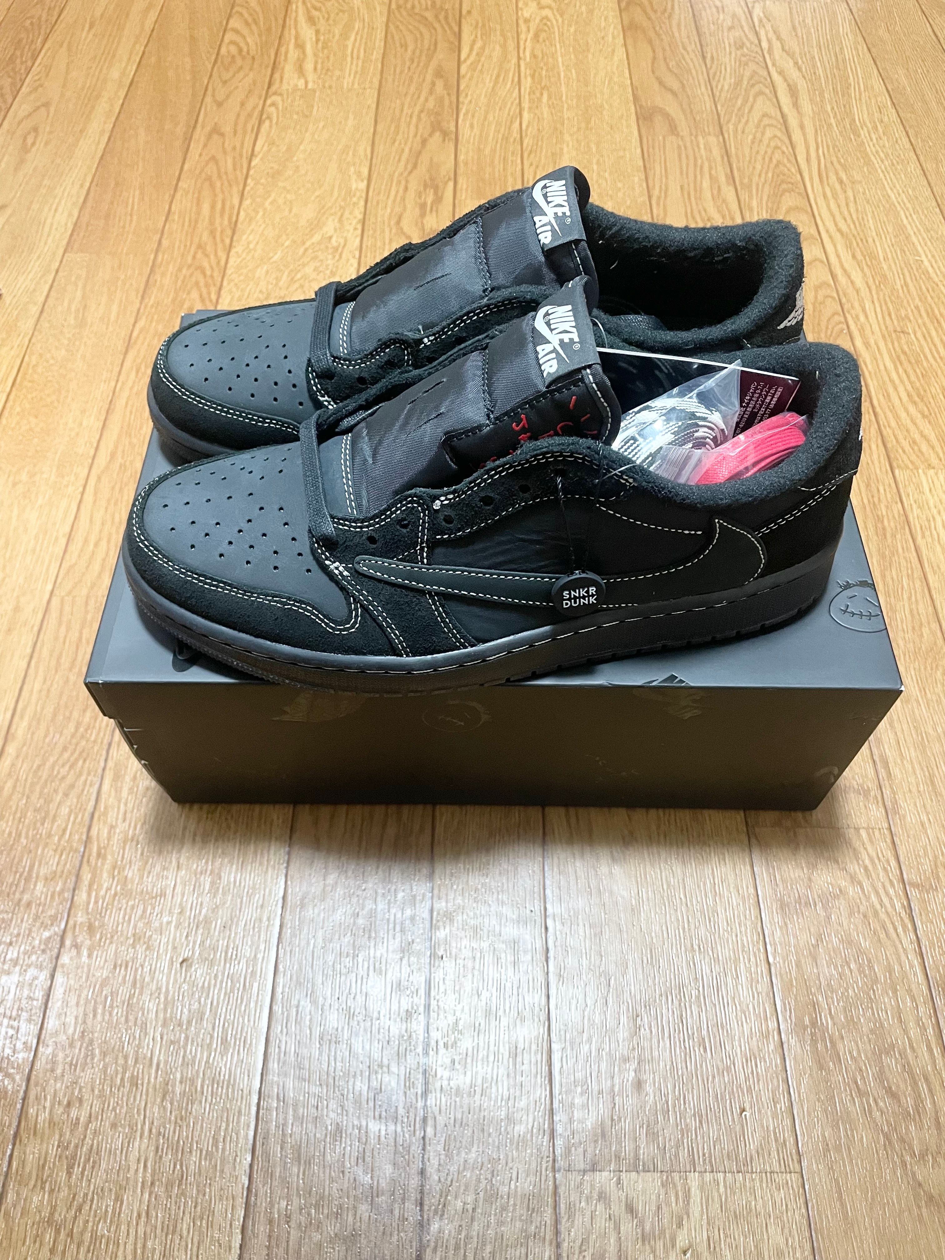 Travis Scott × Nike Air Jordan 1 Low OG SP "Black Phantom"