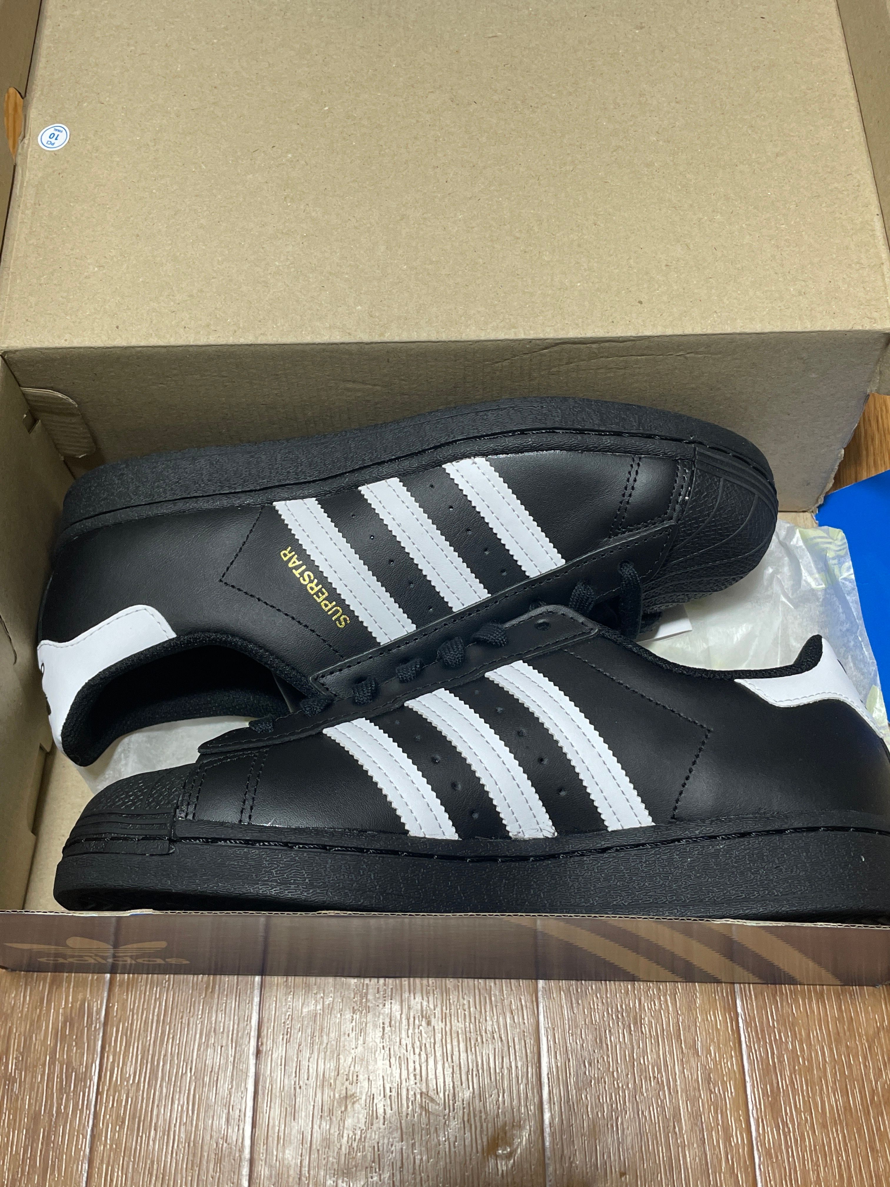 adidas Superstar "Core Black/Footwear White"