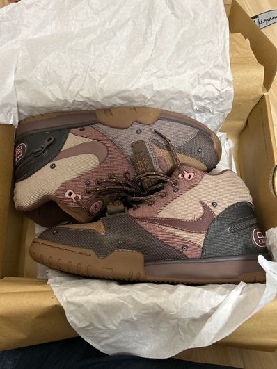 Travis Scott x Nike Air Trainer 1 SP "Archaeo Brown and Rust Pink"