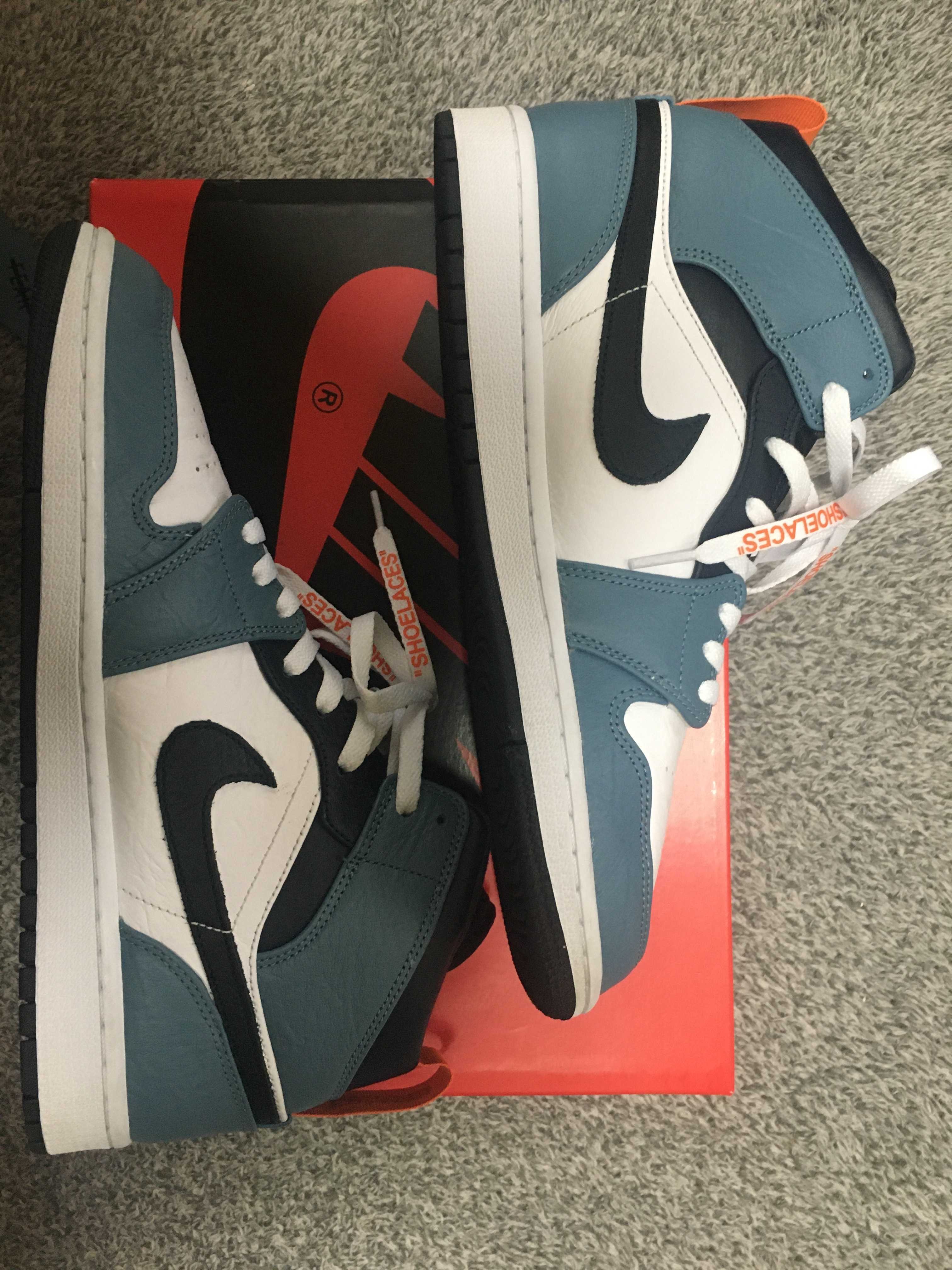 FACETASM × Nike Air Jordan 1 Mid "White/Navy"