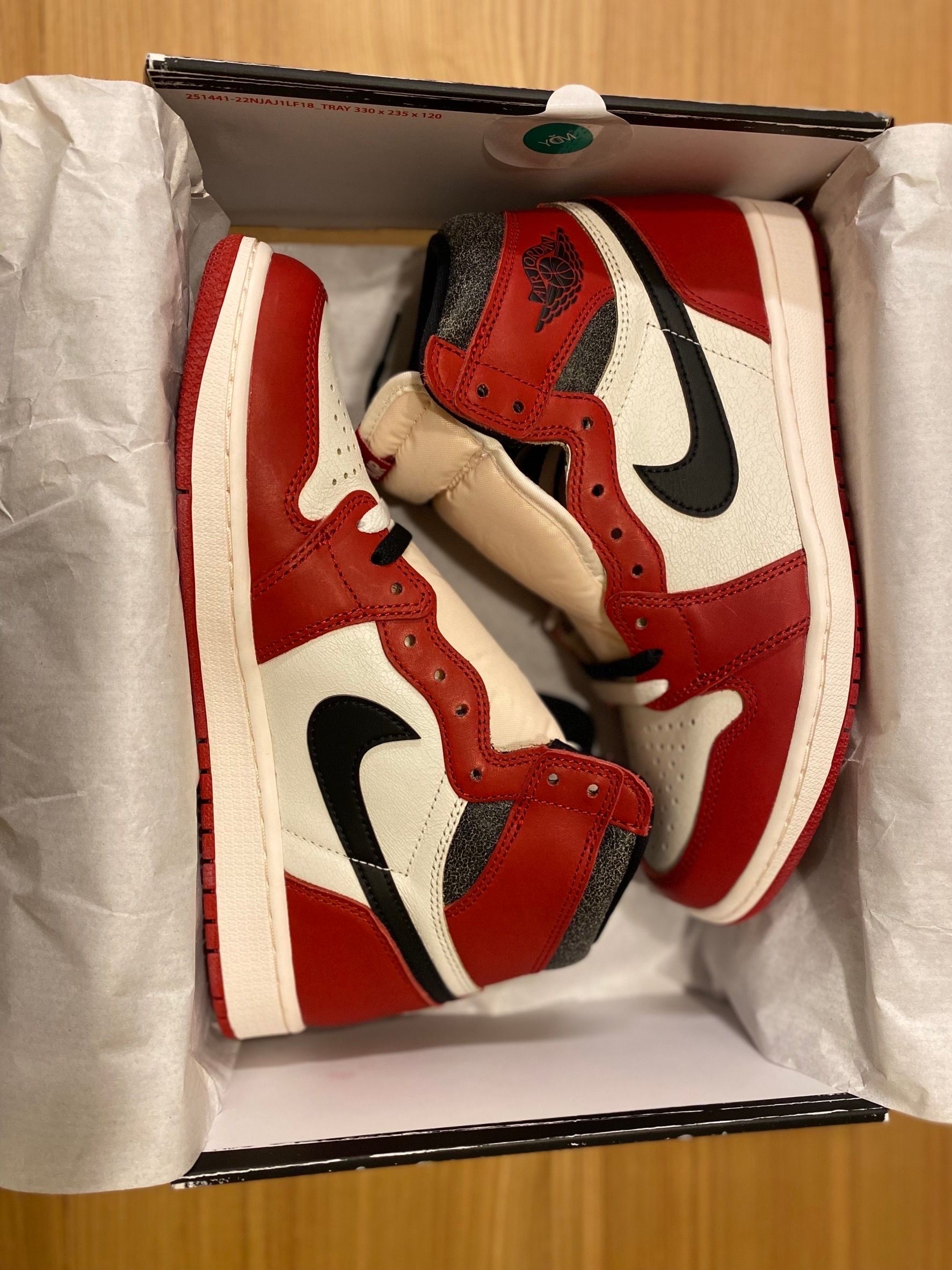 Nike Air Jordan 1 High OG "Lost & Found/Chicago"