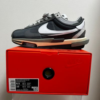 sacai × Nike Zoom Cortez "Iron Grey"