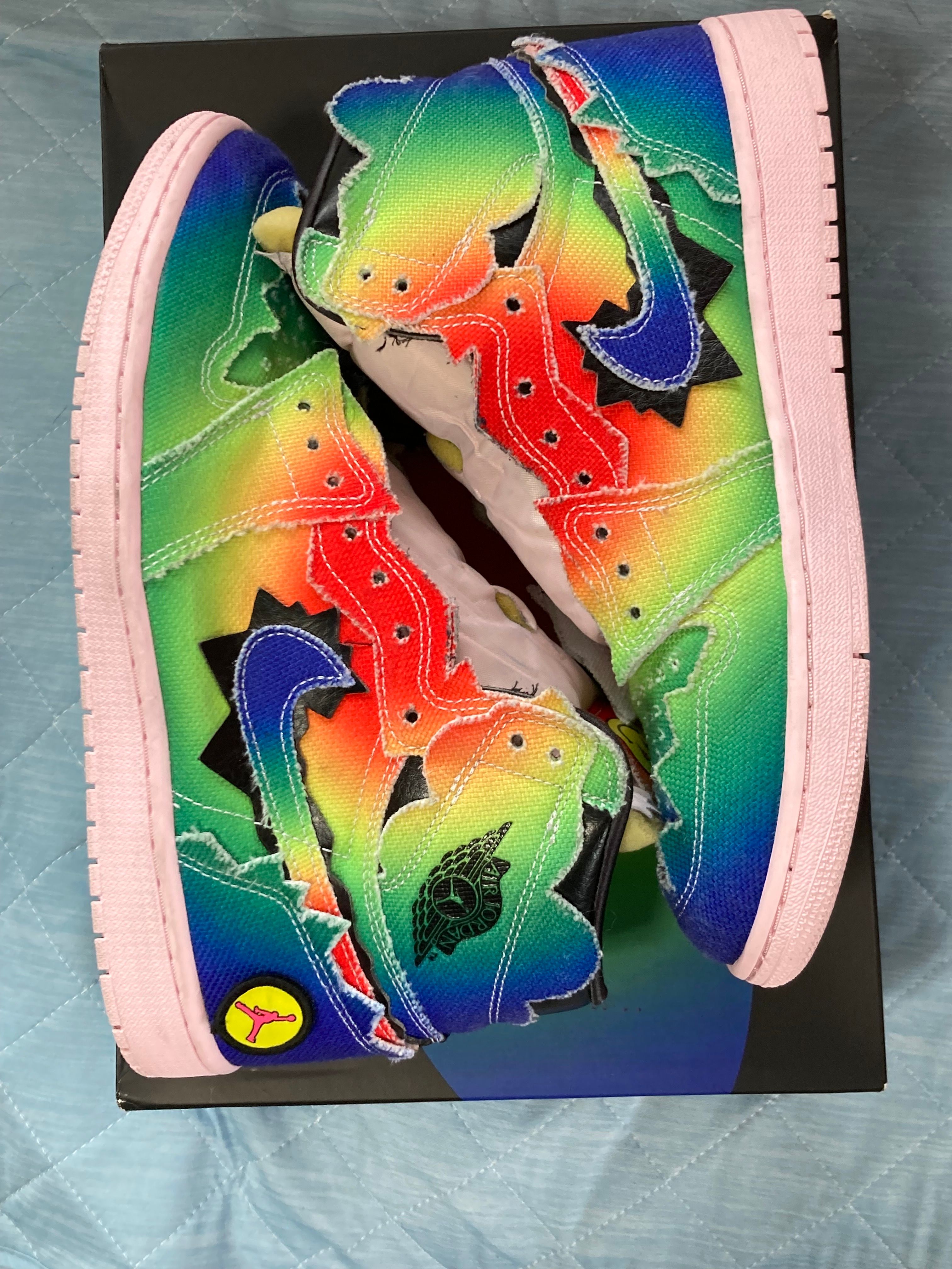J Balvin × Nike Air Jordan 1 High OG "Rainbow"