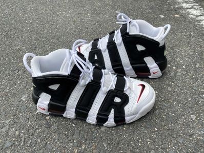Nike Air More up Tempo "White/Black/University Red"(~2018)