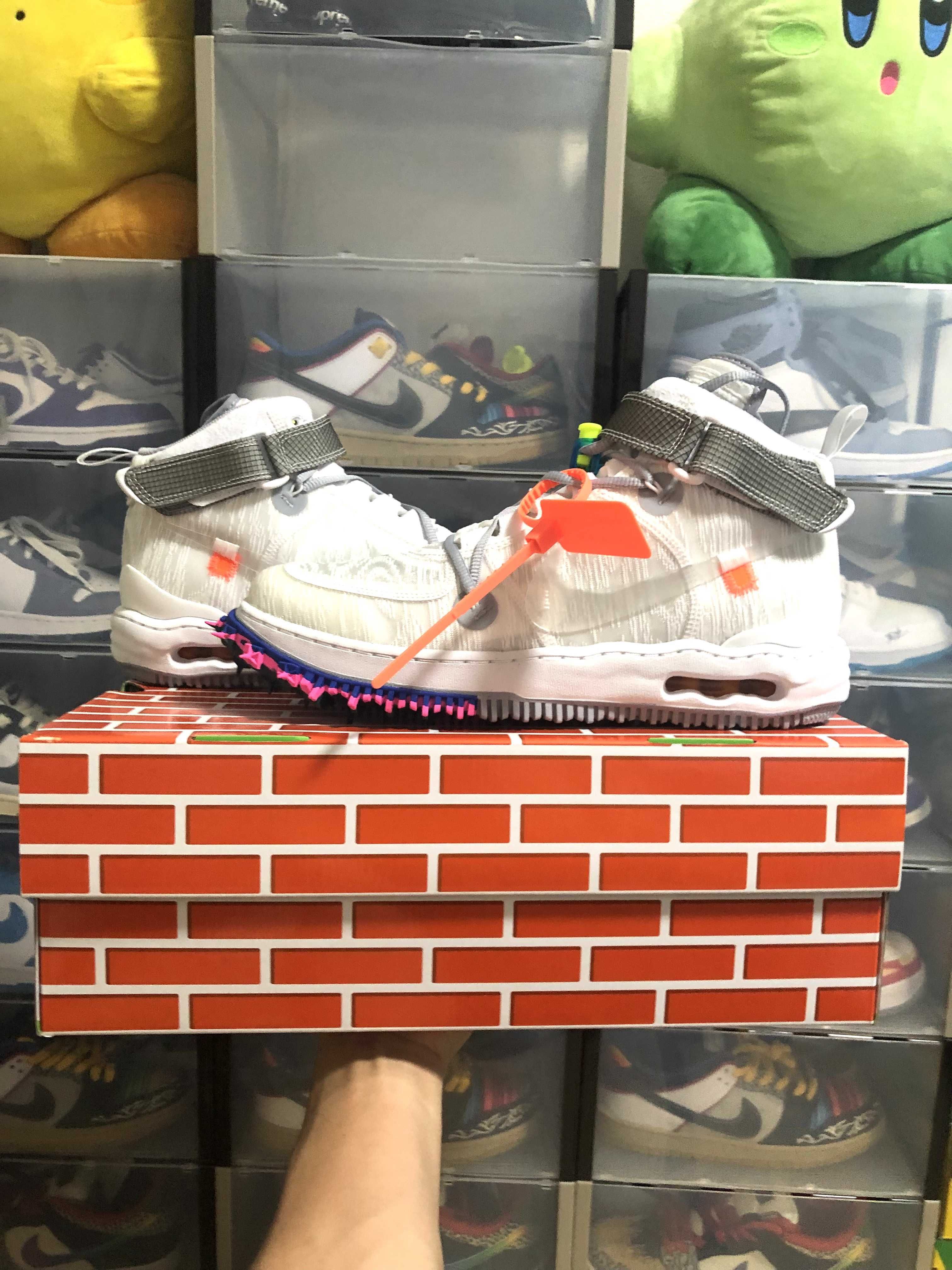 Off-White × Nike Air Force 1 Mid "White"