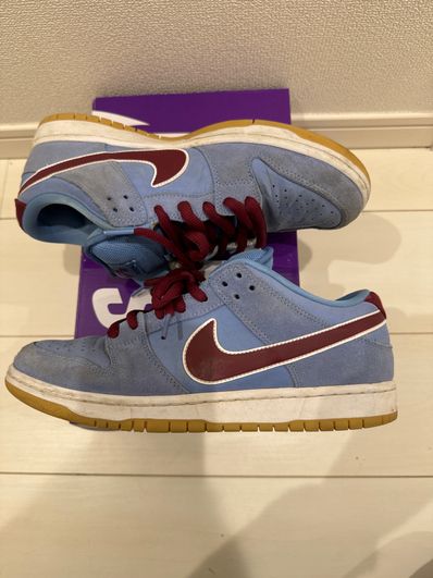 Nike SB Dunk Low Pro "Philadelphia Phillies/Valor Blue and Team Maroon"