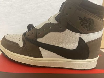 Travis Scott × Nike Air Jordan 1 Retro High OG TS SP "Sail/Dark Mocha"