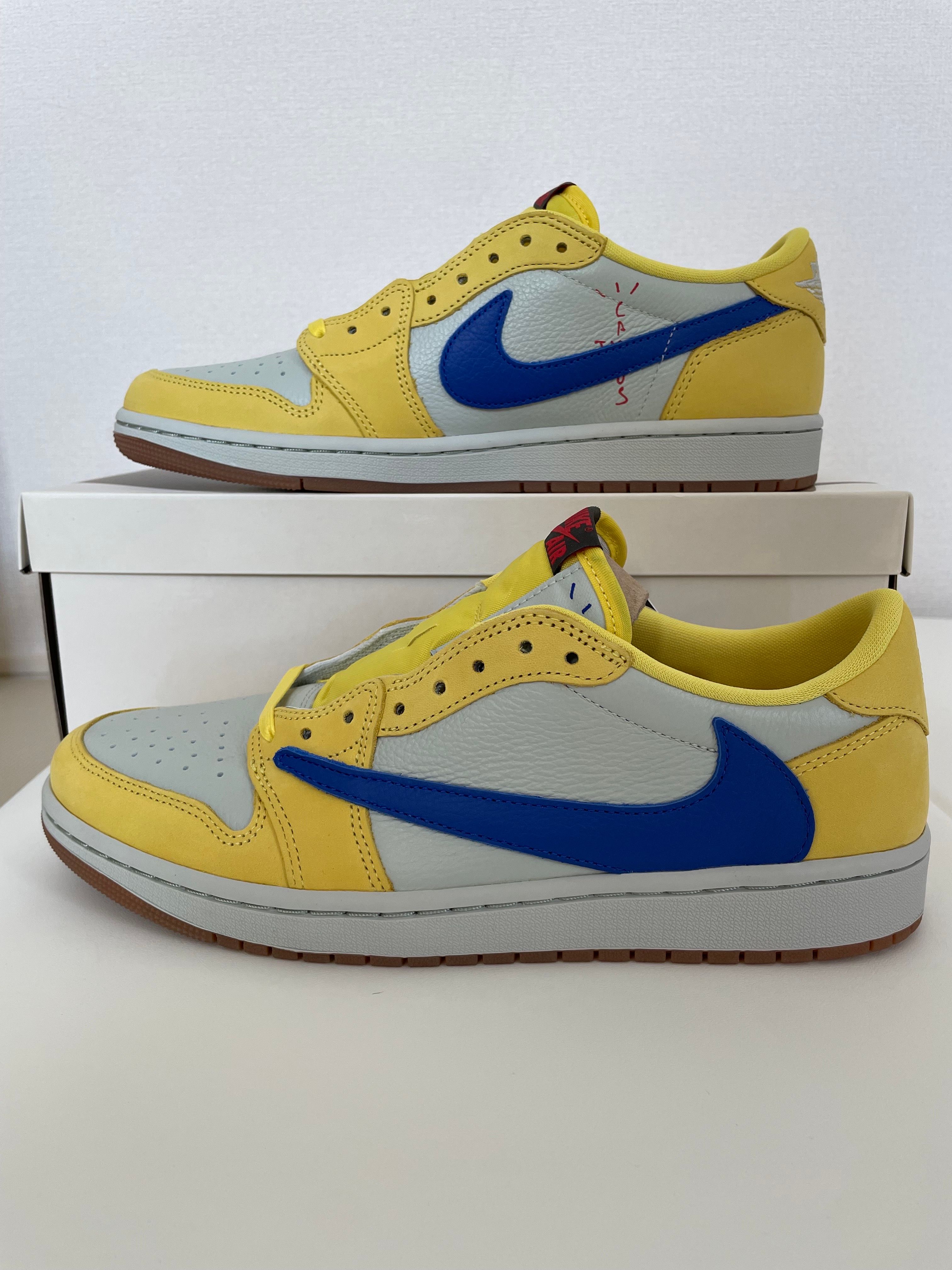 Travis Scott × Nike Women's Air Jordan 1 Retro Low OG "Canary"