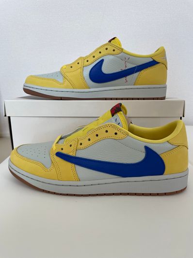 Travis Scott × Nike Women's Air Jordan 1 Retro Low OG "Canary"