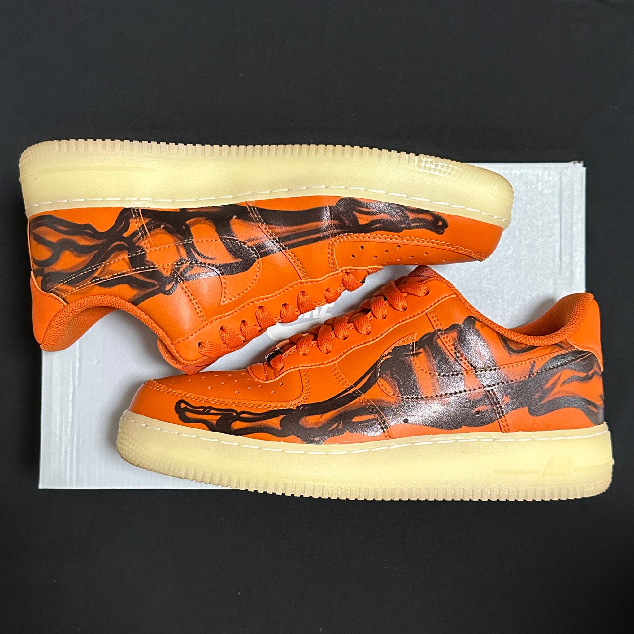 Nike Air Force 1 Low "Orange Skelton"