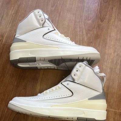 Nike Air Jordan 2 "White and Cement Grey"