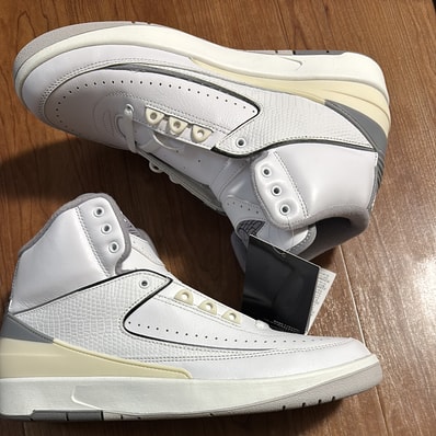 Nike Air Jordan 2 "White and Cement Grey"