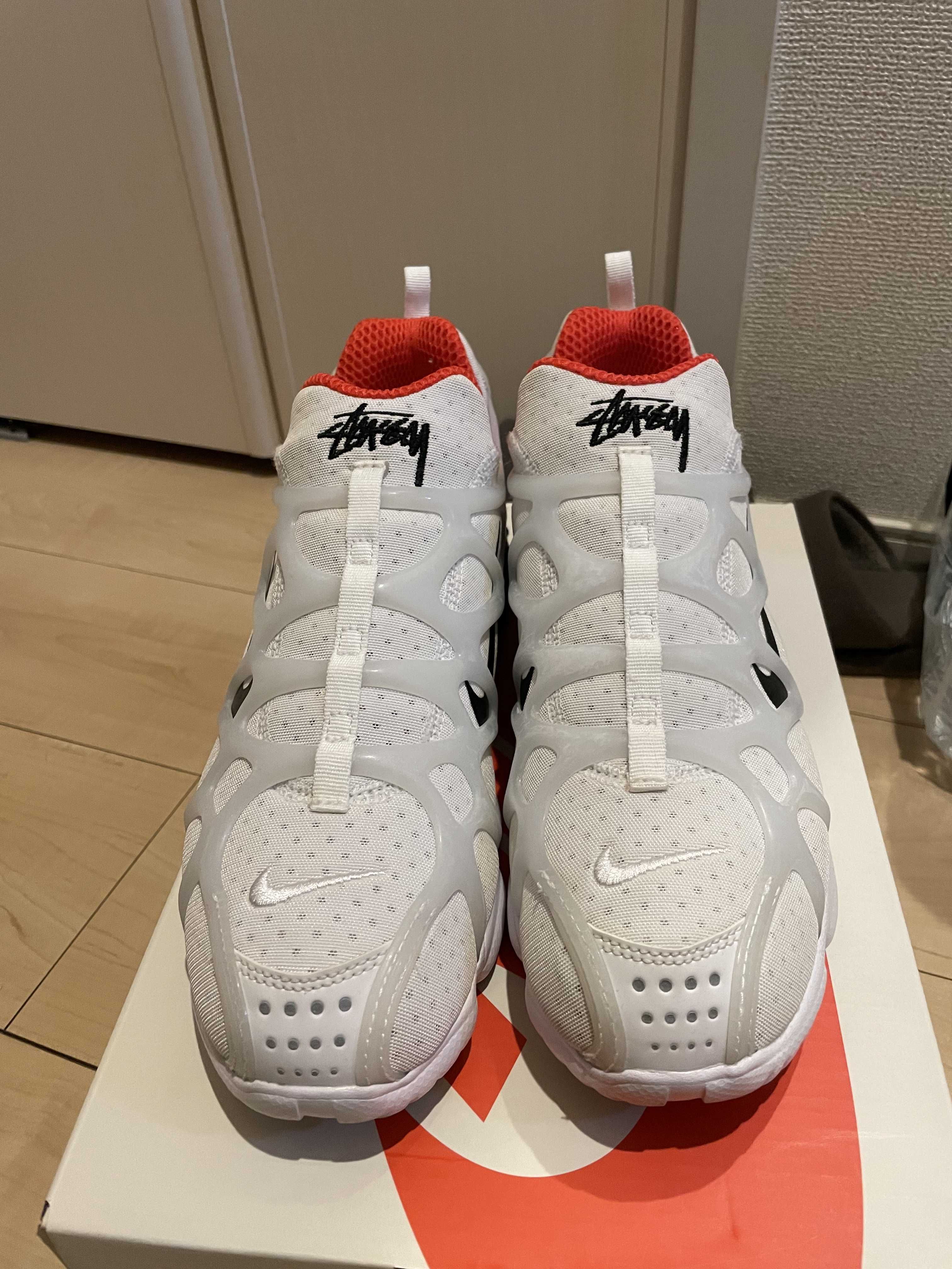 Stussy × Nike Air Zoom Kukini "White/Red"