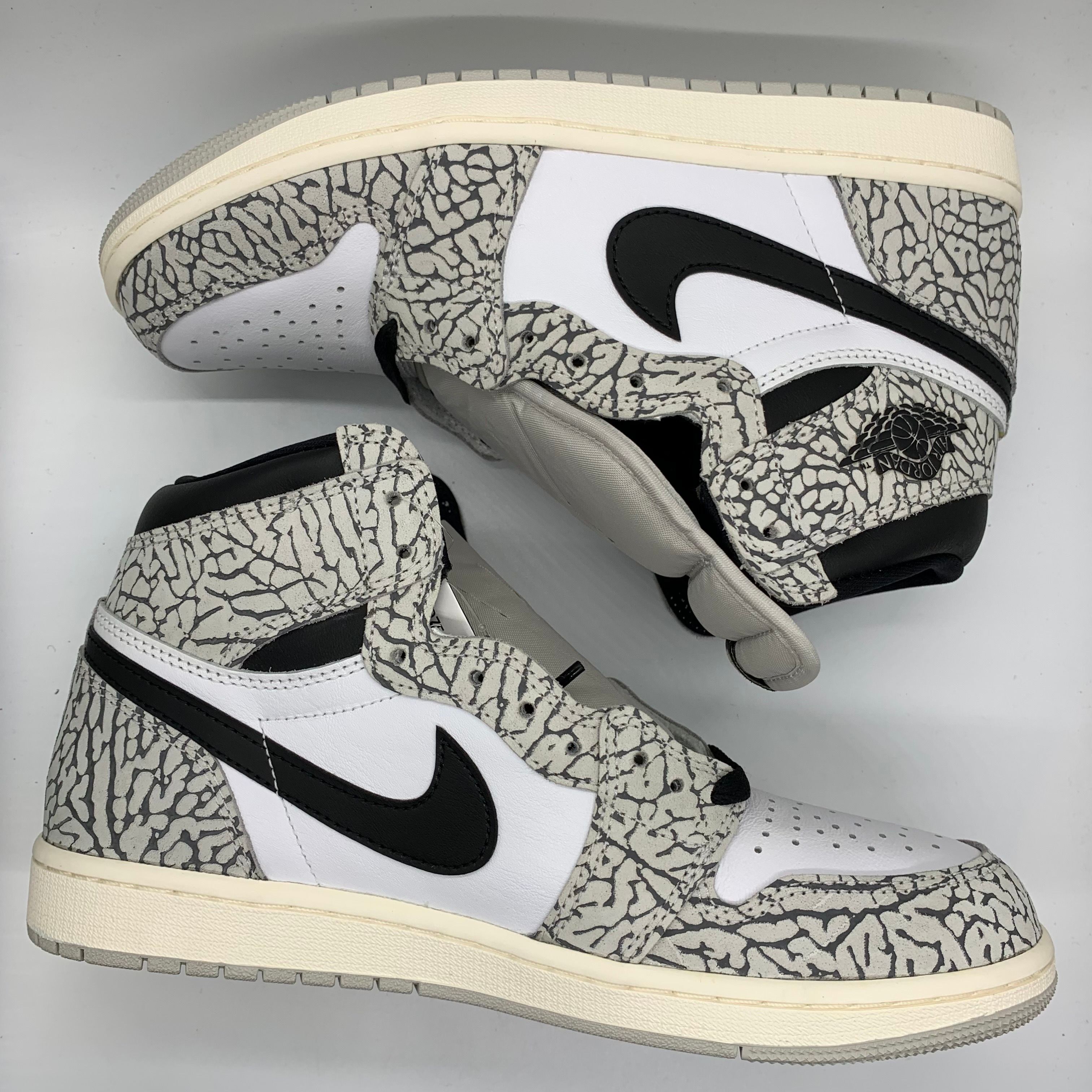 Nike Air Jordan 1 High OG "White Cement/Safari"