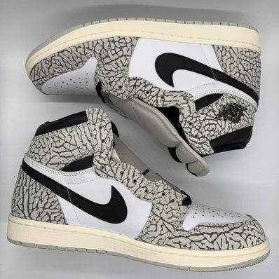 Nike Air Jordan 1 High OG "White Cement/Safari"