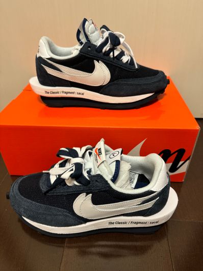 Fragment × sacai × Nike LD Waffle "Blackended Blue"