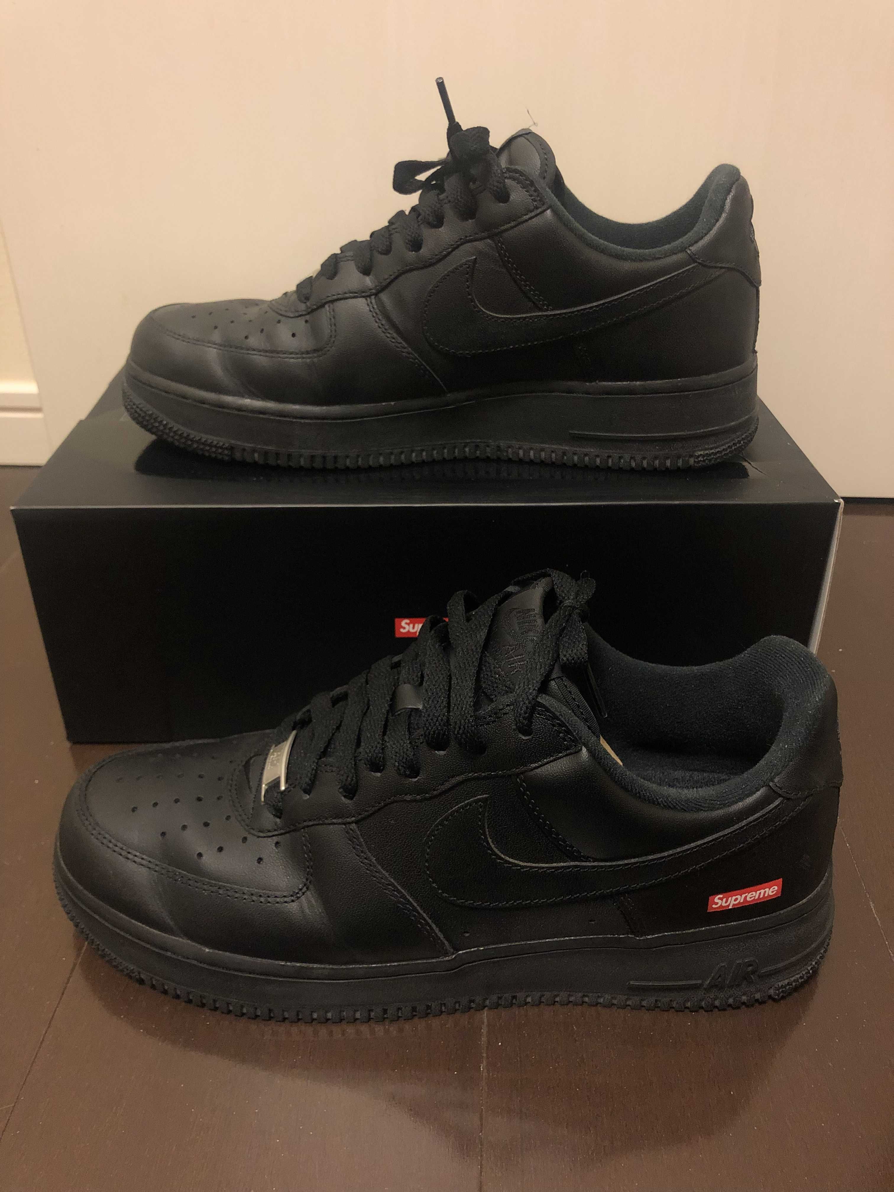 Supreme × Nike Air Force 1 Low "Black"