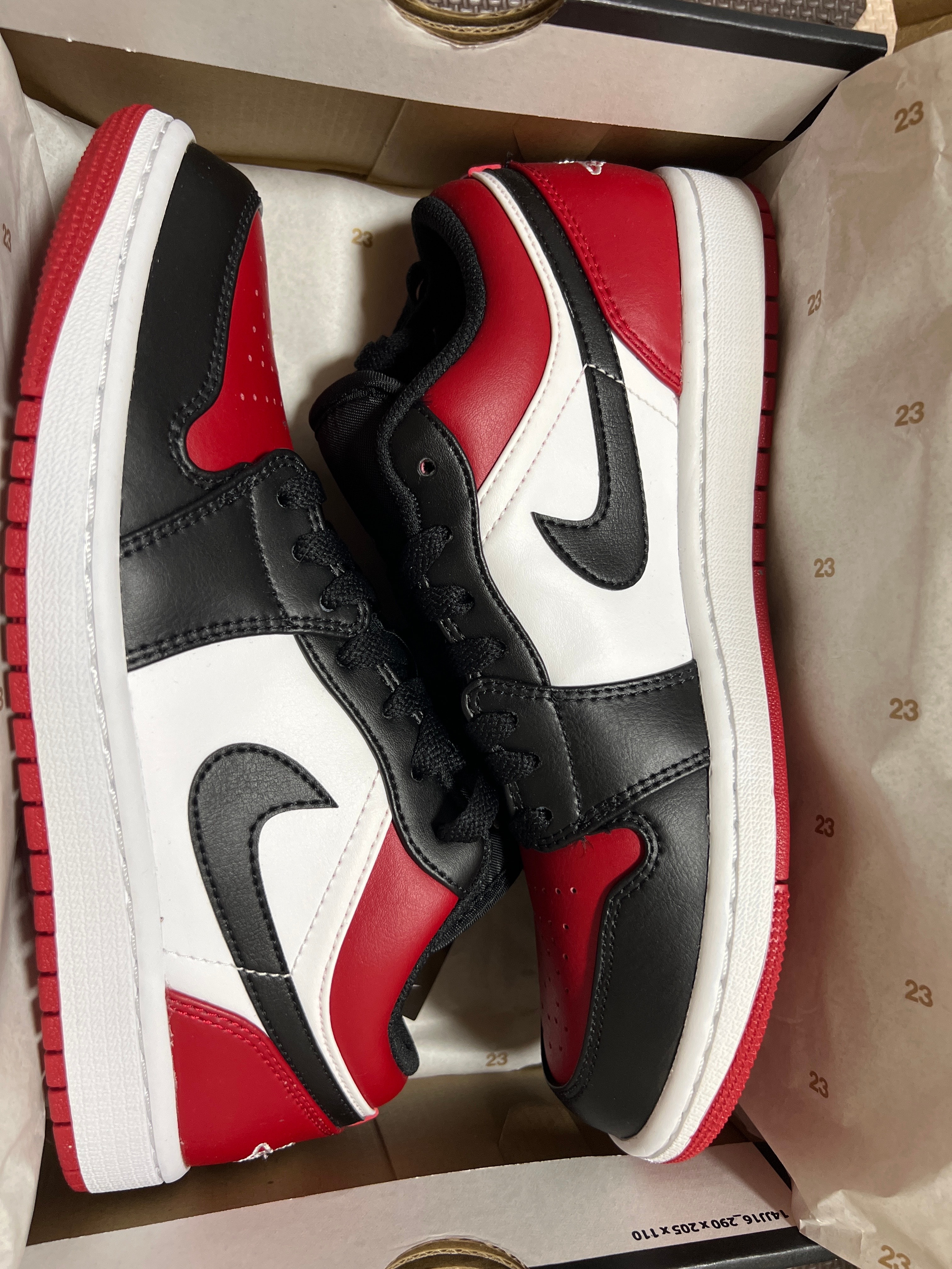 Nike Air Jordan 1 Low "Bred Toe"