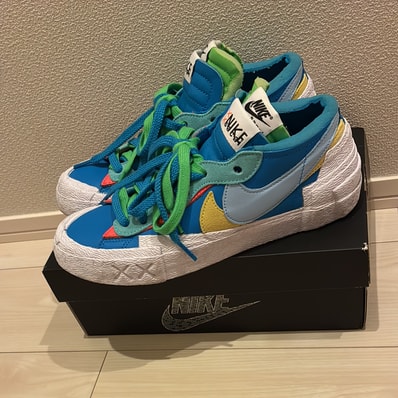 KAWS × sacai × Nike Blazer Low "Neptune Blue"