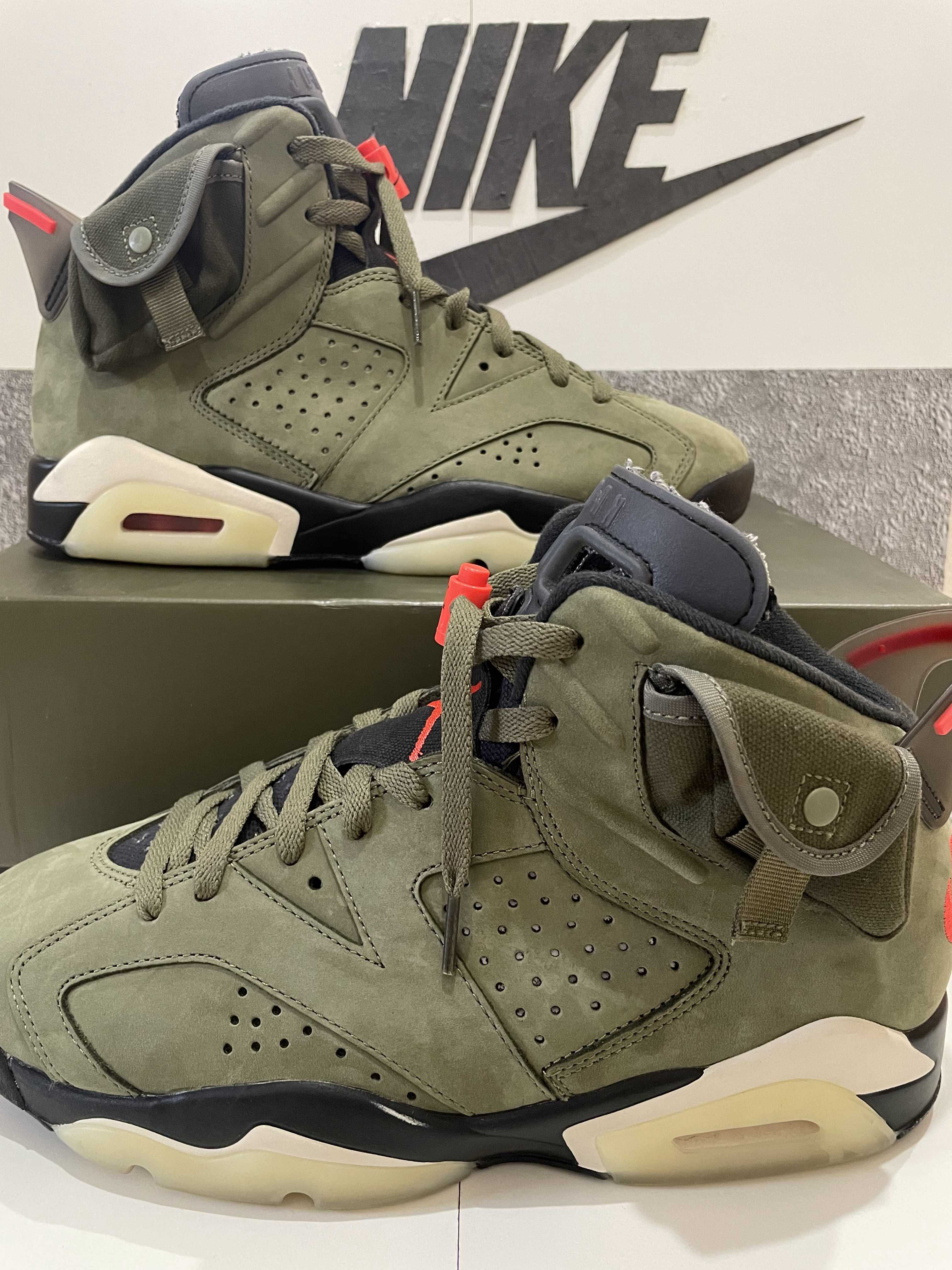 Travis Scott × Nike Air Jordan 6 Retro "Medium Olive"