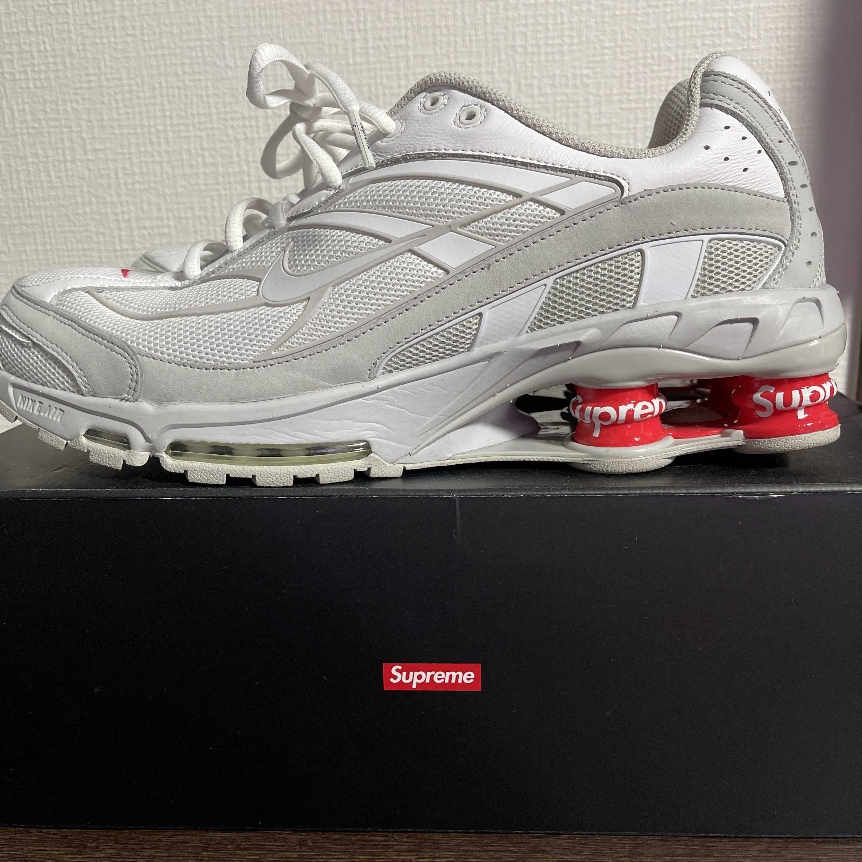 Supreme × Nike Shox Ride 2 "White/Grey Fog/Flat Platinum"