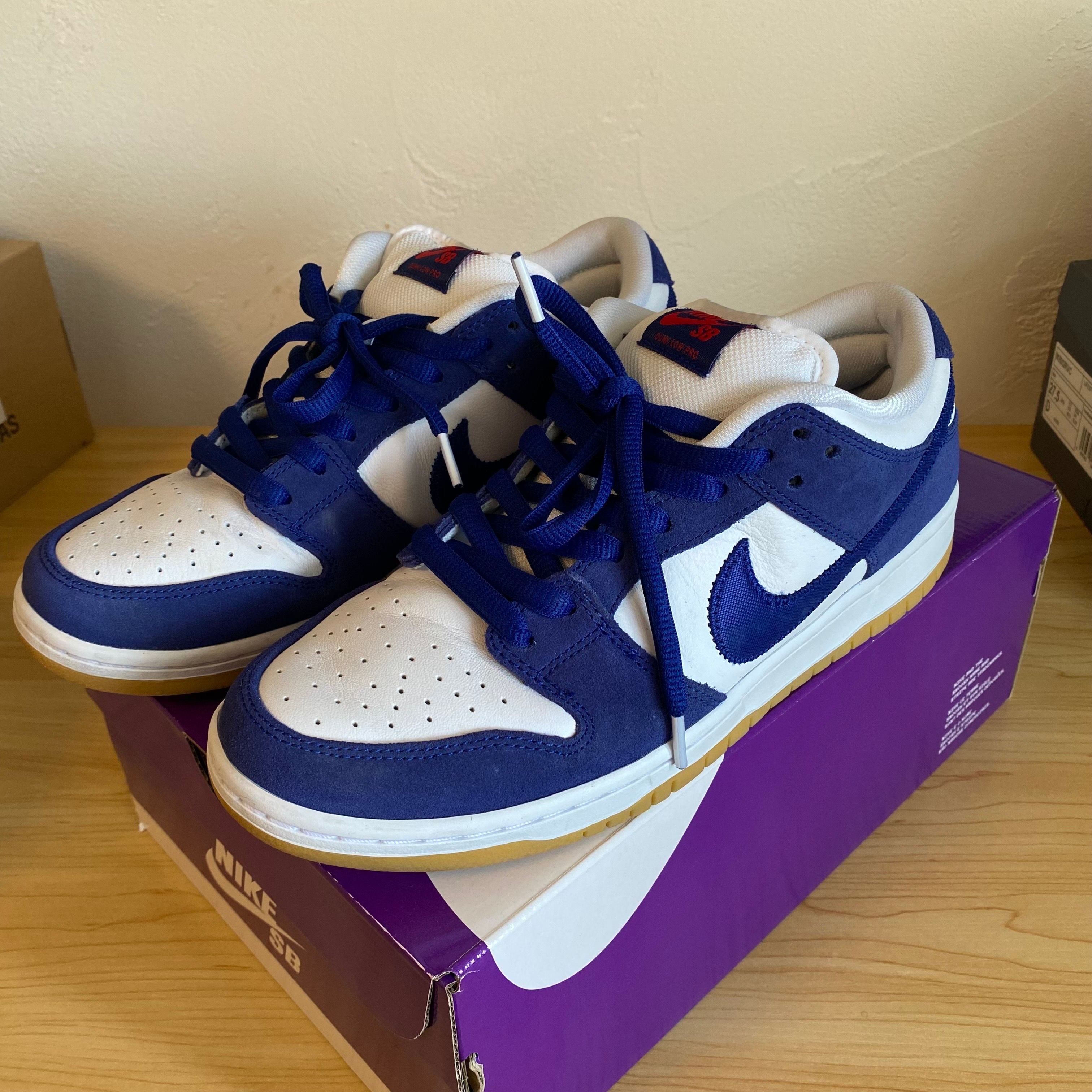 Nike SB Dunk Low "Los Angeles Dodgers/Deep Royal Blue"