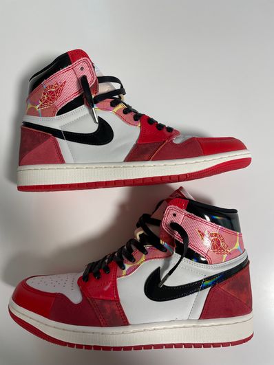 Spider-Man × Nike Air Jordan 1 Retro High OG SP "Spider-Man: Across the Spider-Verse/University Red"