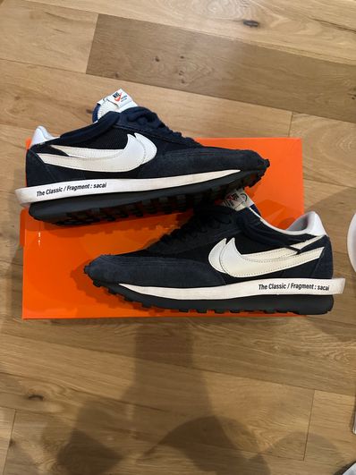 Fragment × sacai × Nike LD Waffle "Blackended Blue"