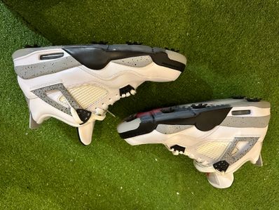 NIKE GOLF AIR JORDAN 4 "WHITE CEMENT"