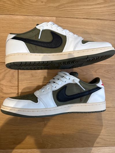 Travis Scott × Nike Air Jordan 1 Low OG SP "Reverse Olive"