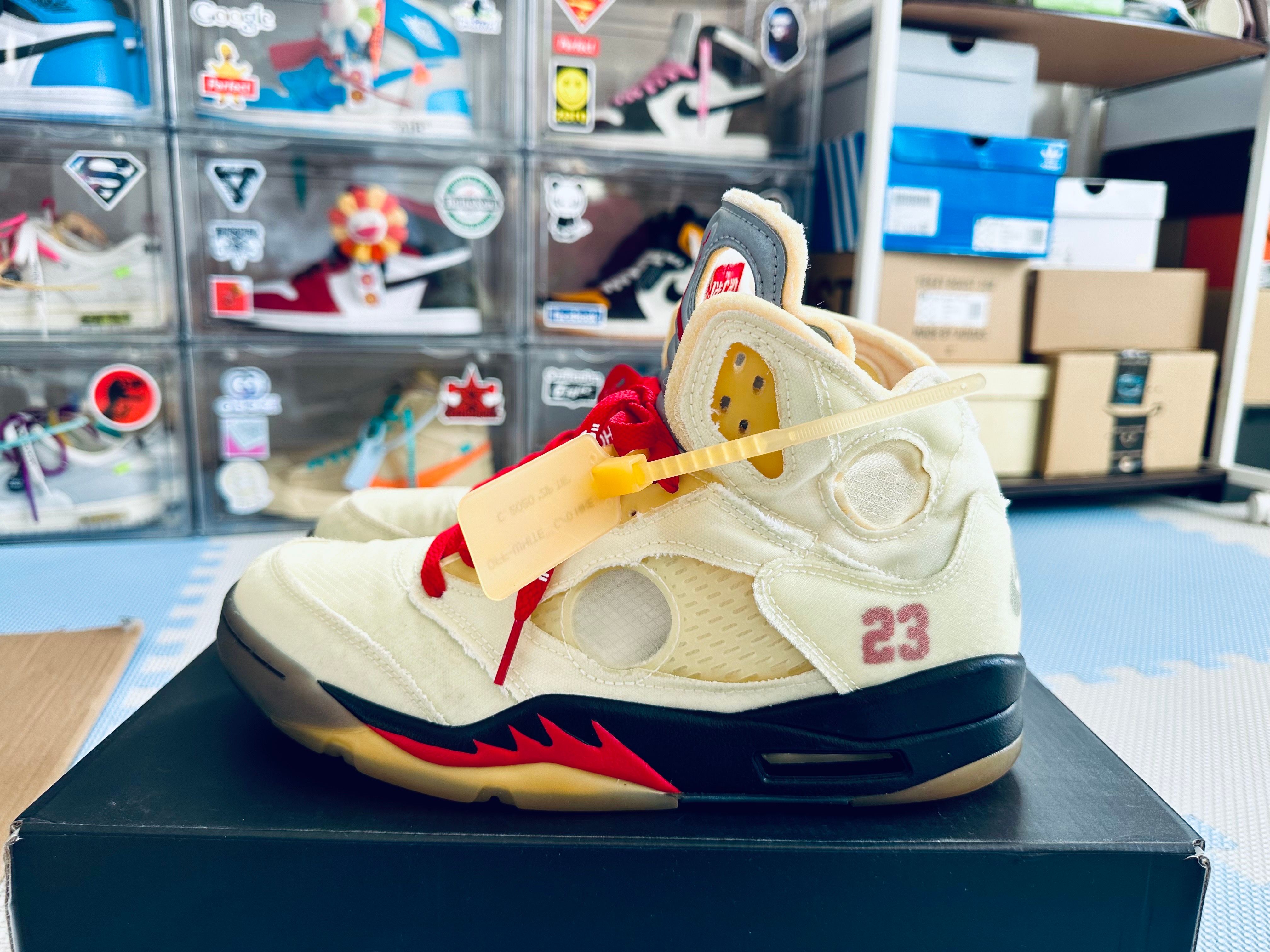 Off-White × Nike Air Jordan 5 "Sail"