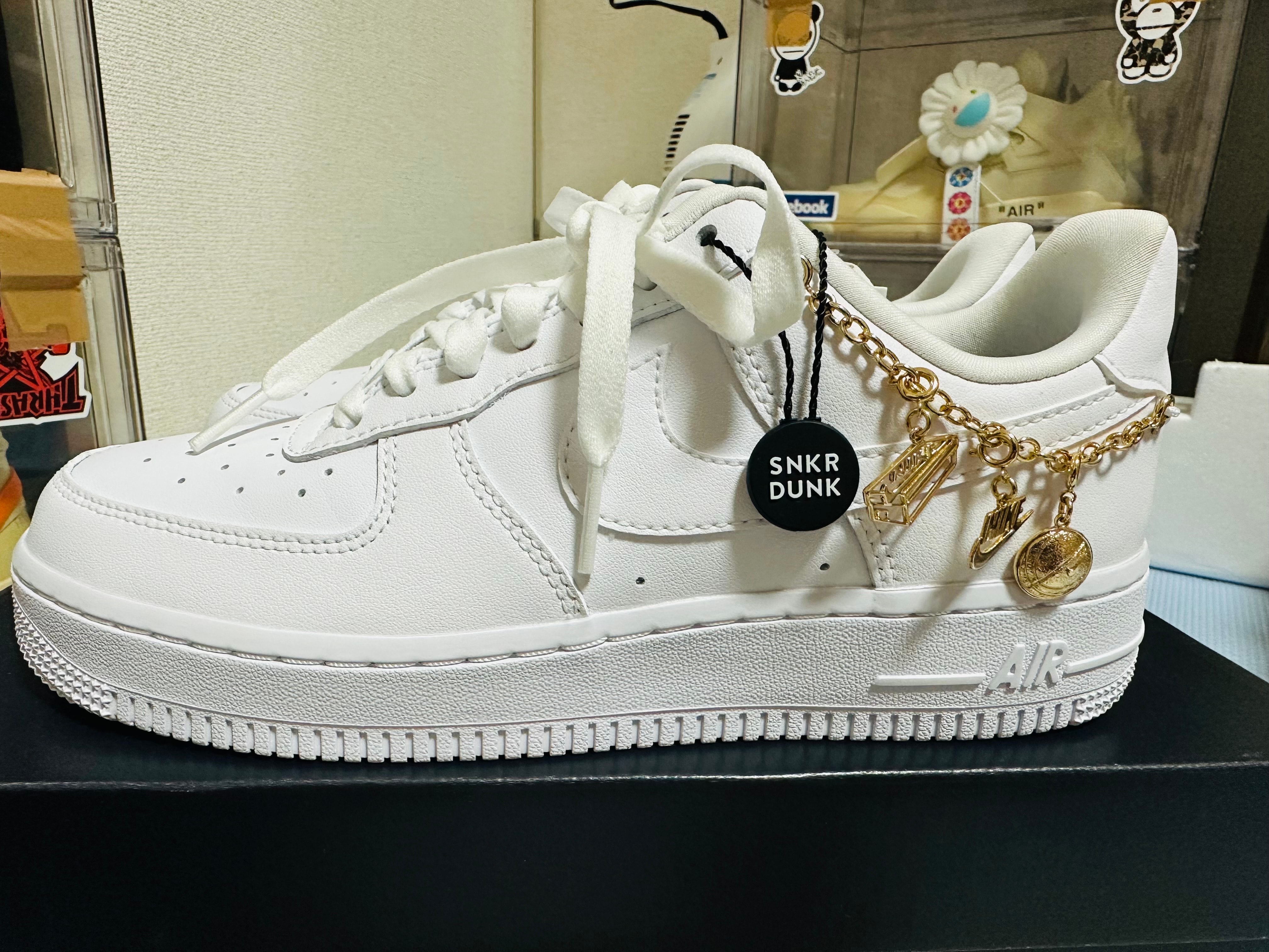 Nike Women's Air Force 1 Low "White Pendats"