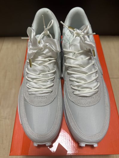 sacai × Nike LDV Waffle "Triple White"