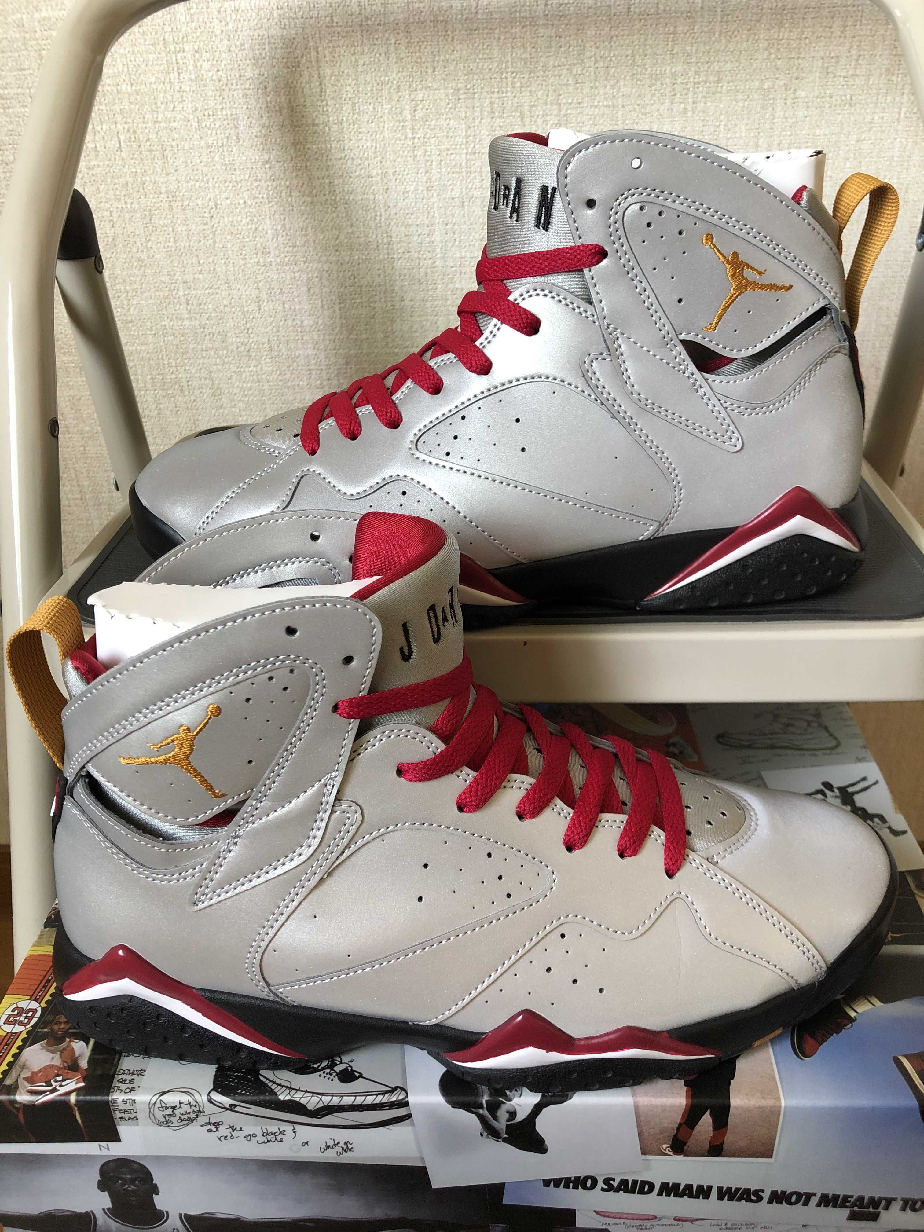 NIKE AIR JORDAN 7 REFLECTIVE CARDINAL