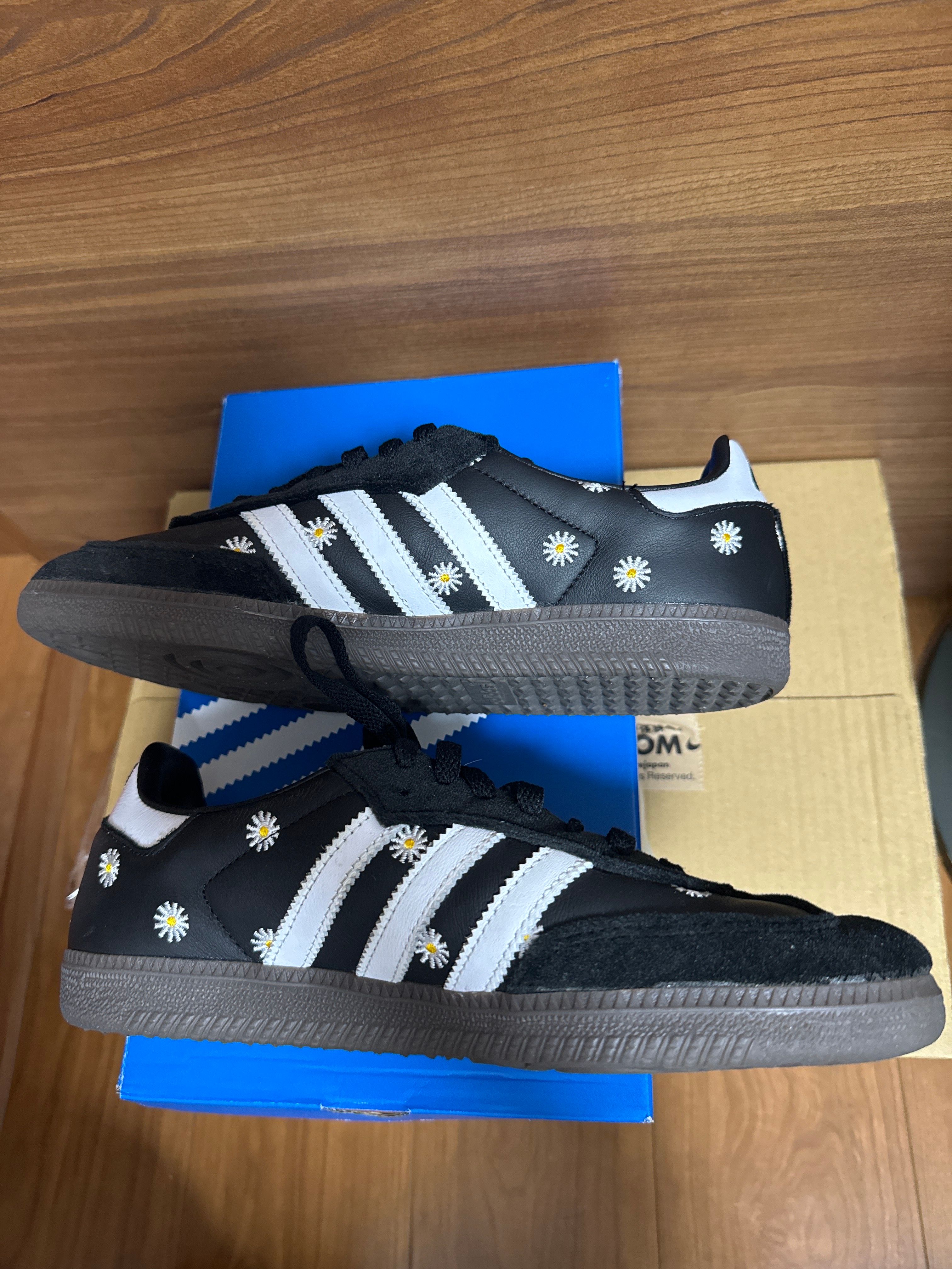 atmos × FACE × adidas Samba "Core Black/Footwear White"