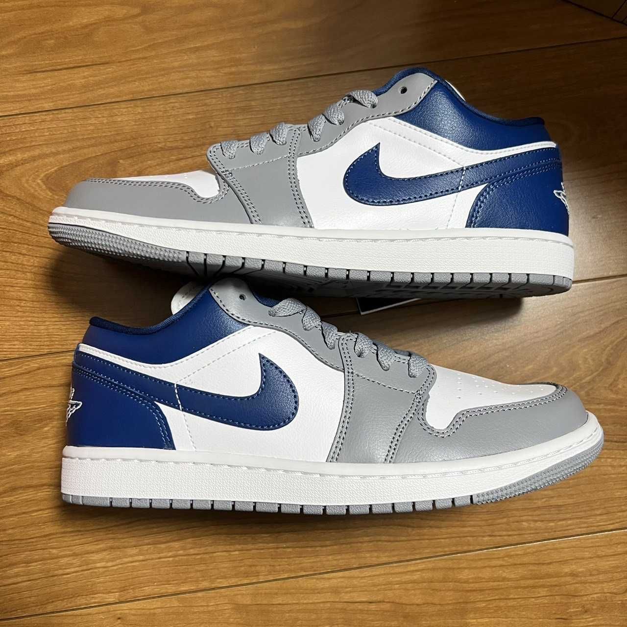 Nike Women's Air Jordan 1 Low "Grey and Blue"