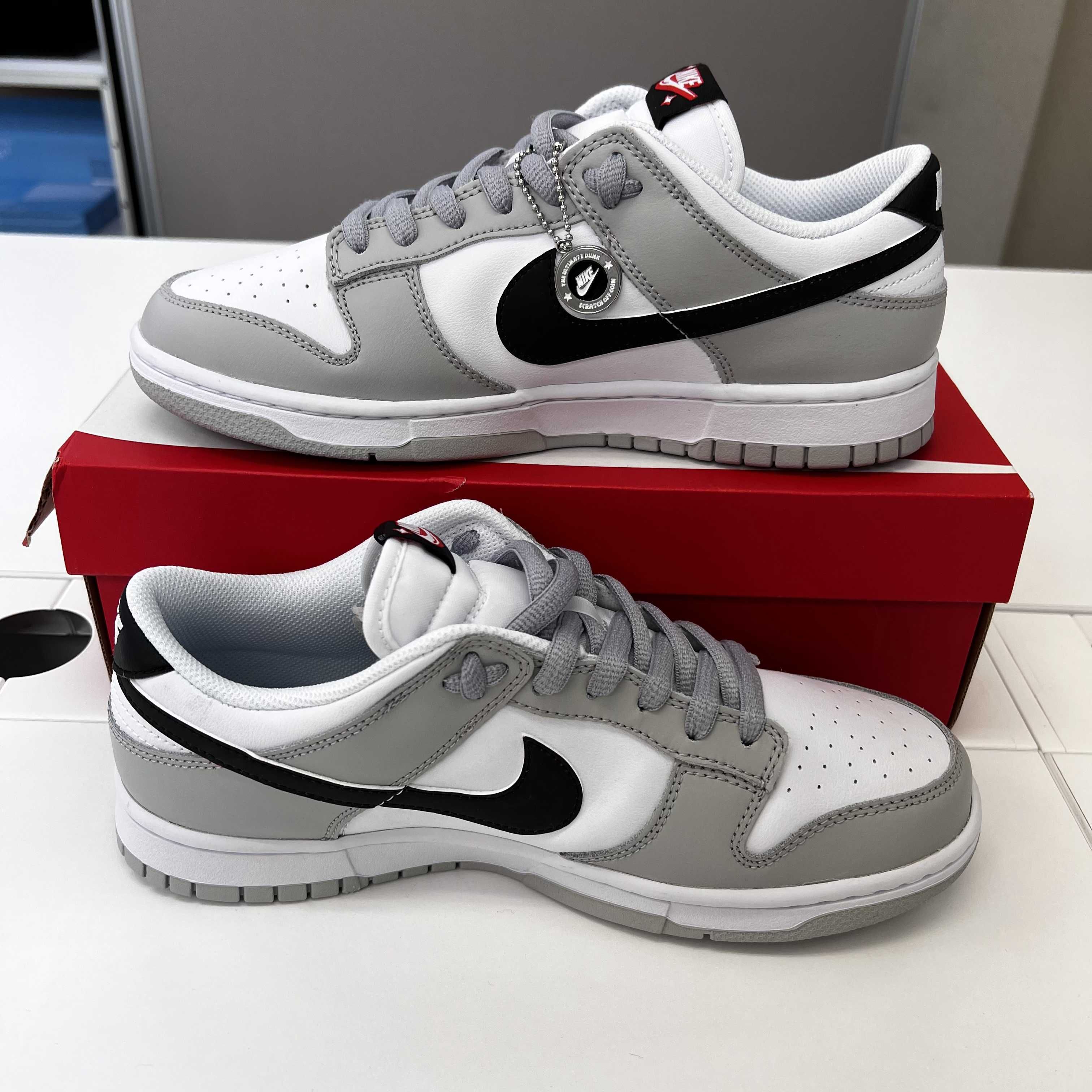 Nike Dunk Low SE Lottery "Grey Fog/Light Crimson"