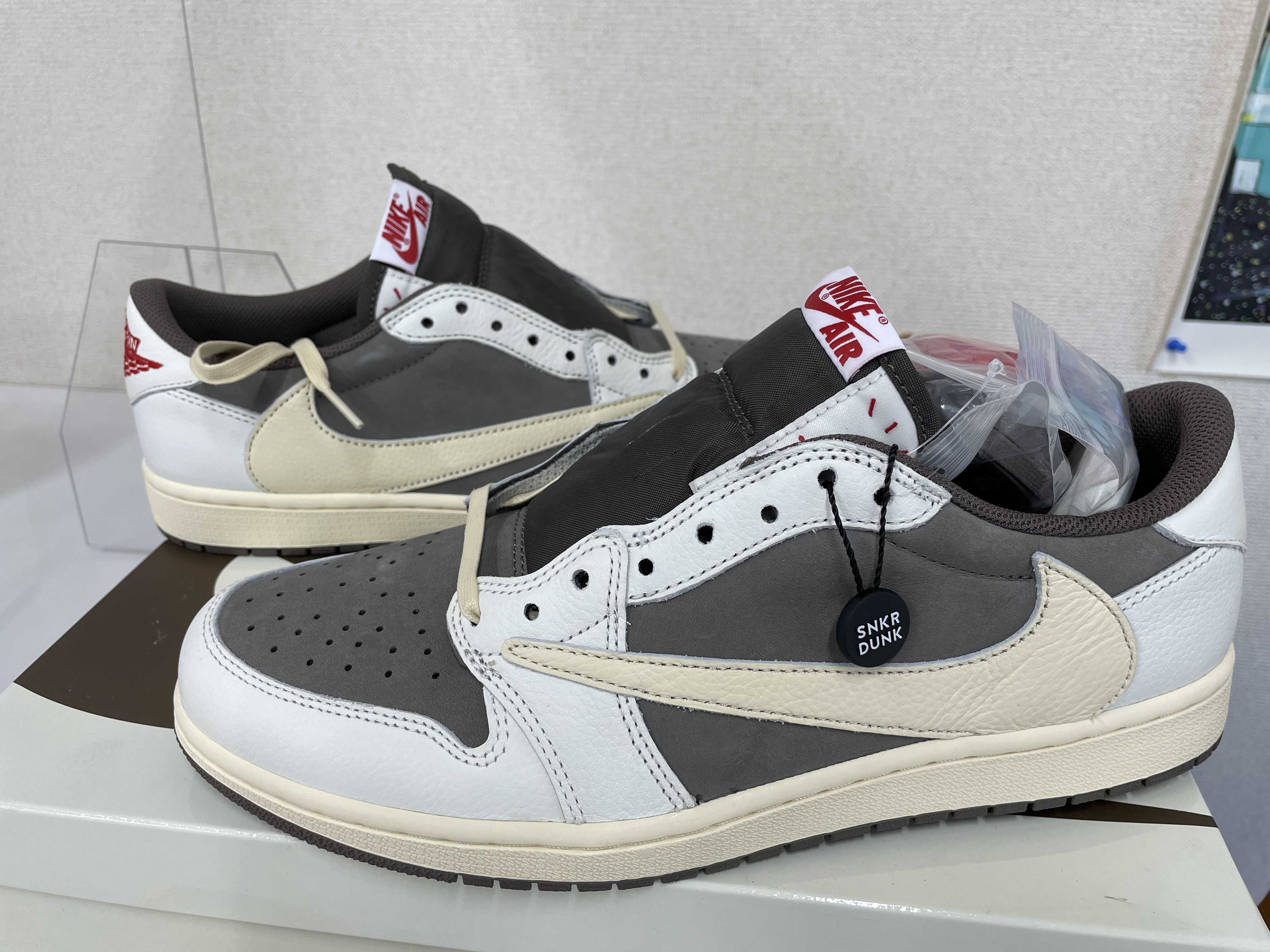 Travis Scott × Nike Air Jordan 1 Low OG SP "Reverse Mocha/Sail and Ridgerock"