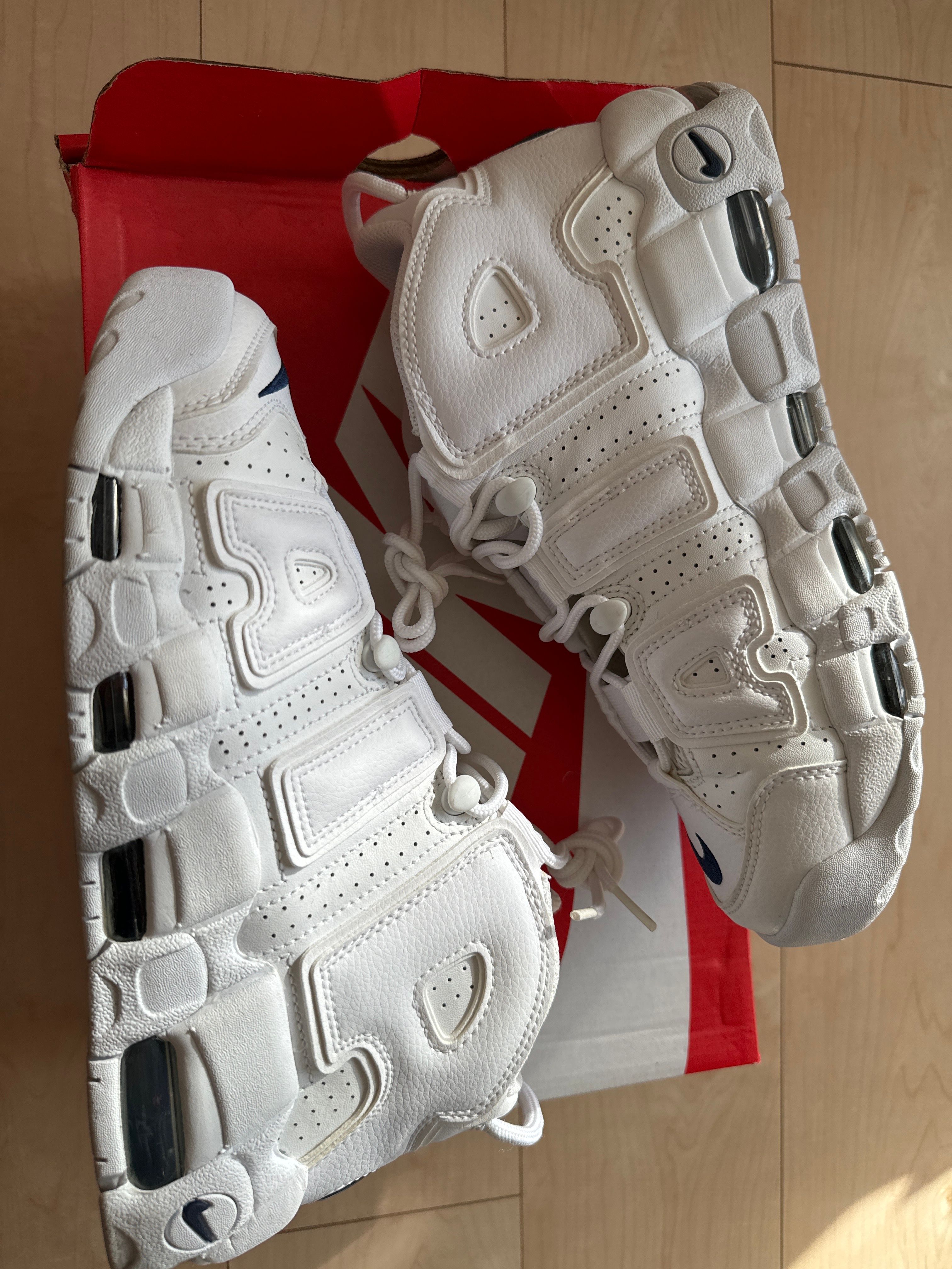 Nike Air More Uptempo "White/Midnight Navy"