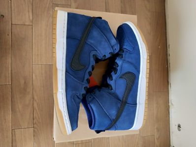 Nike SB Dunk High Orange Label "Obsidian/Black Light Gum Brown"