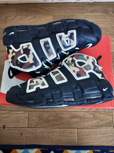 NIKE AIR MORE UPTEMPO "BLACK CAMO"