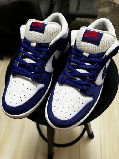 Nike SB Dunk Low "Los Angeles Dodgers/Deep Royal Blue"