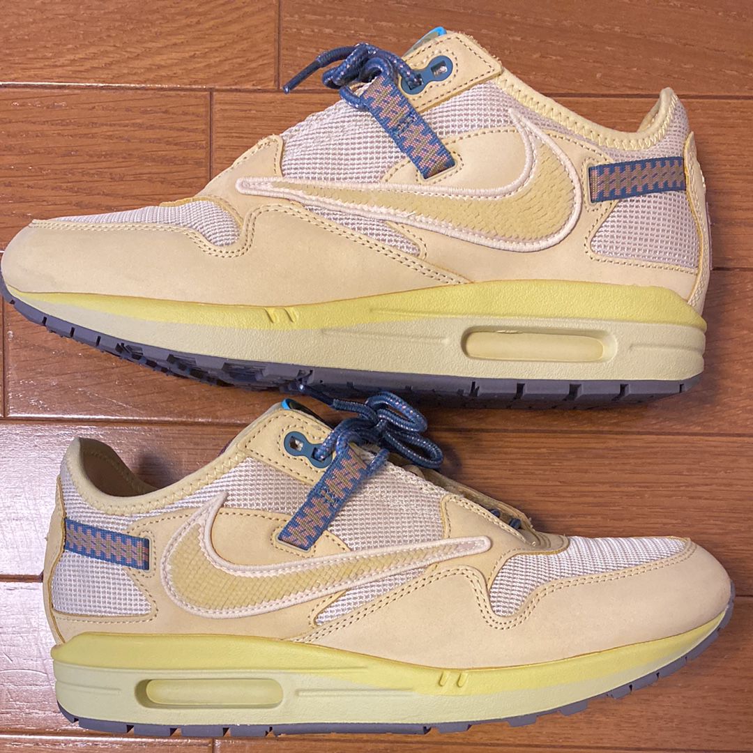 Travis Scott × Nike Air Max 1 "CACT.US Gold"