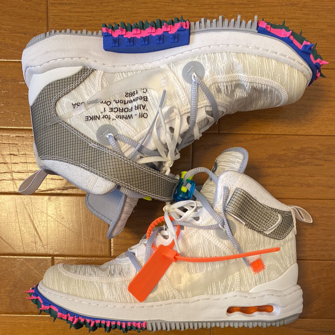 Off-White × Nike Air Force 1 Mid "White"