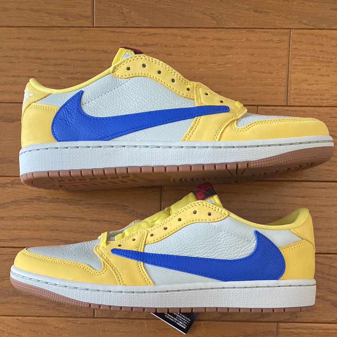 Travis Scott × Nike Women's Air Jordan 1 Retro Low OG "Canary"