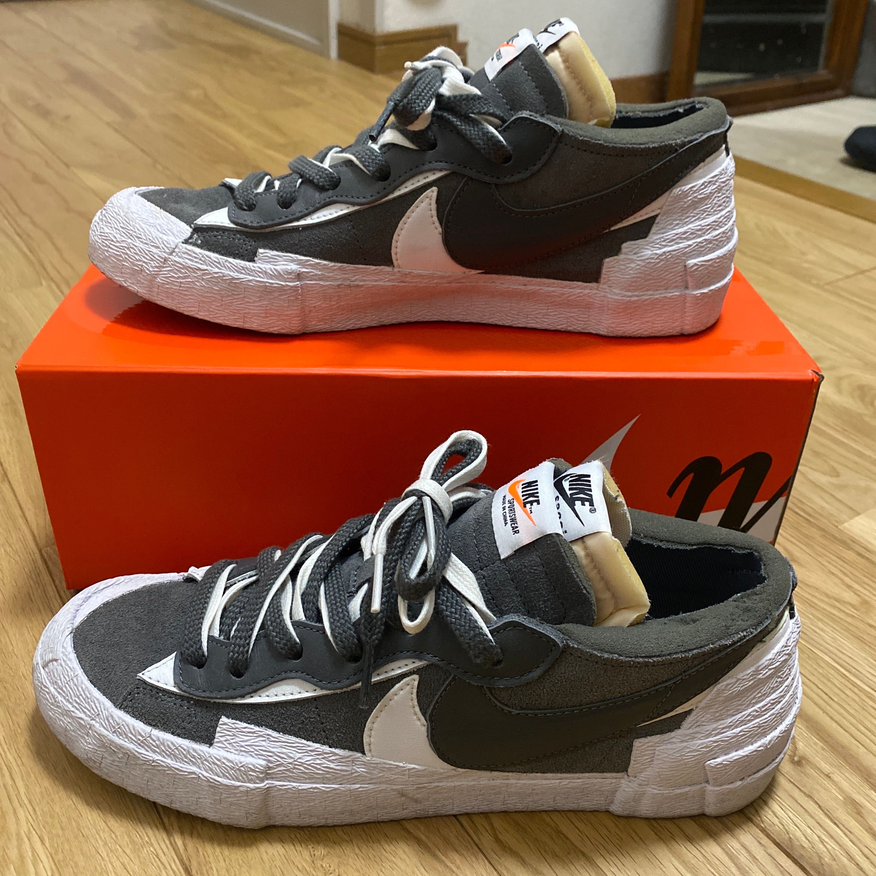 Sacai × Nike Blazer Low "Iron Grey"